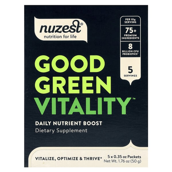 Good Green Vitality™, 5 Packets, 0.35 oz (10 g) Each