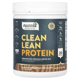 Nuzest, Protéines maigres, Chocolat et beurre de cacahuète, 500 g