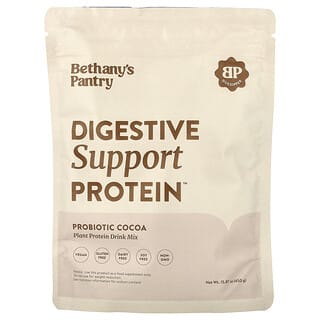 Nuzest, Bethany's Pantry, Digestive Support Protein™, пробіотик із какао, 450 г (15,87 унції)