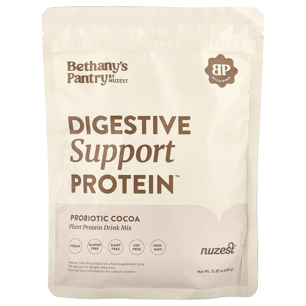 Bethany's Pantry, Digestive Support Protein™, Probiotic Cocoa, 15.87 oz (450 g)
