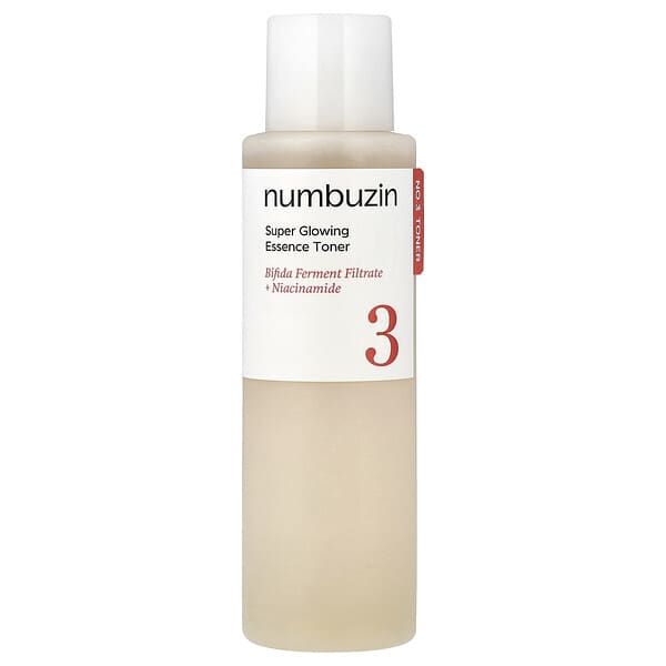 Numbuzin, No.3 슈퍼 글로잉 에센스 토너, 200ml(6.76fl oz)