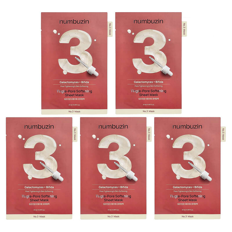 N.º 3, Máscara Facial de Beleza Suavizante para os Poros, 5
