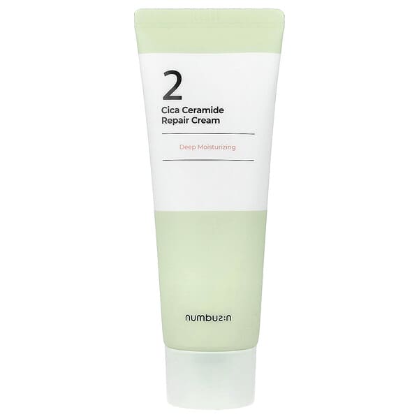Numbuzin, 2 號積雪草神經酰胺修護霜，2.02 液量盎司（60 毫升）