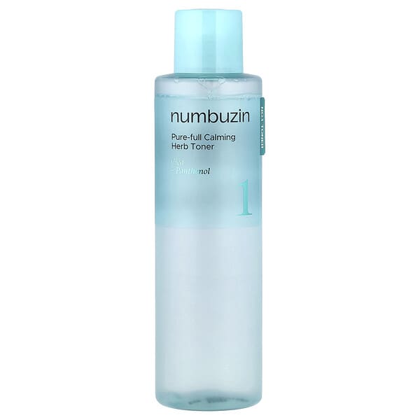 Numbuzin, No.1 퓨어-풀 카밍 허브 토너, 300ml(10.14fl oz)
