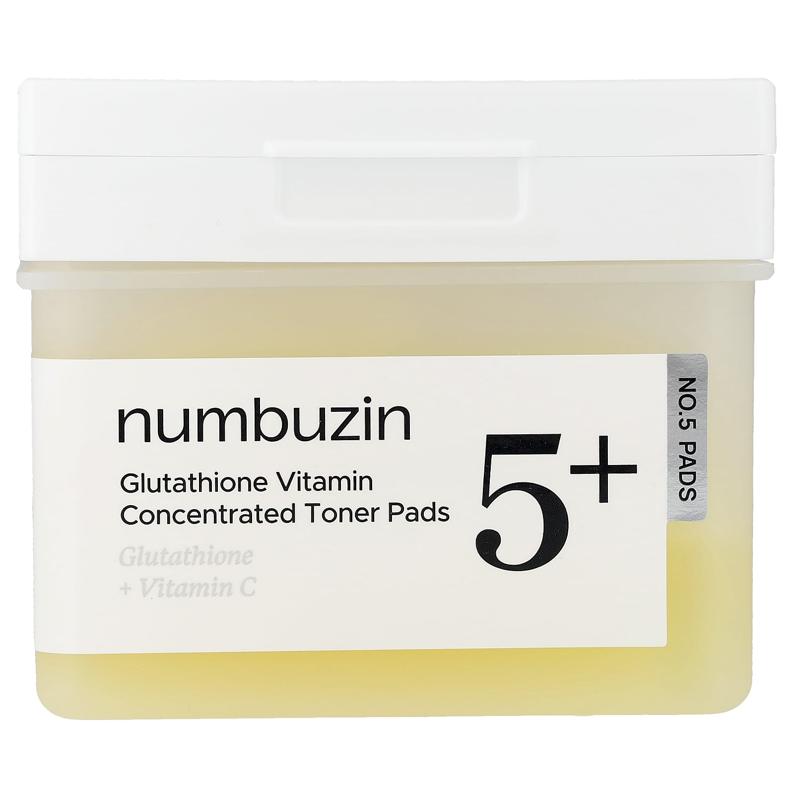 No.5 Glutathione Vitamin Concentrated Toner Pads, 70 Pads, 6.08 fl oz (180  ml)