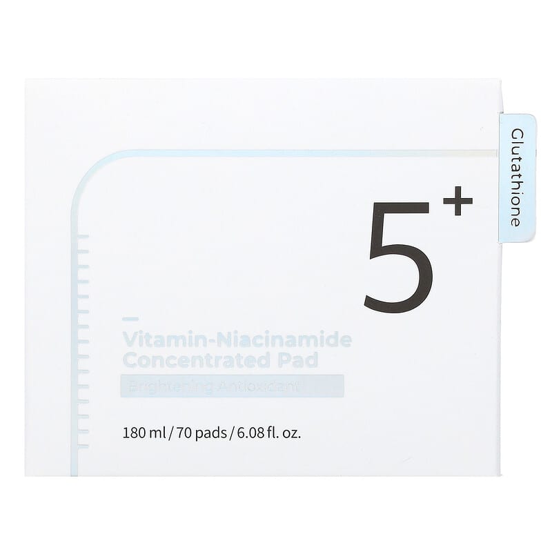 No.5 Vitamin-Niacinamide Concentrated Pad , 70 Pads, 6.08 fl oz (180 ml)
