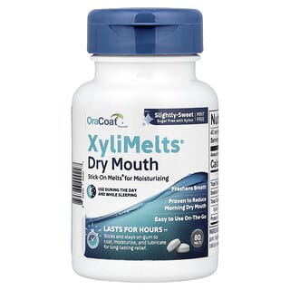 OraCoat, XyliMelts® Dry Mouth, Slightly-Sweet, 80 Melts