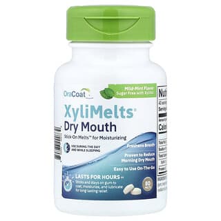 OraCoat, XyliMelts® Dry Mouth, Mild Mint, 80 Melts