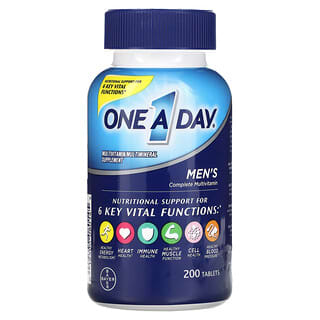 One-A-Day, Multivitamínico Completo para Homens, 200 Comprimidos
