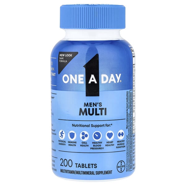 One-A-Day, 男性專用複合維生素營養片，200 片