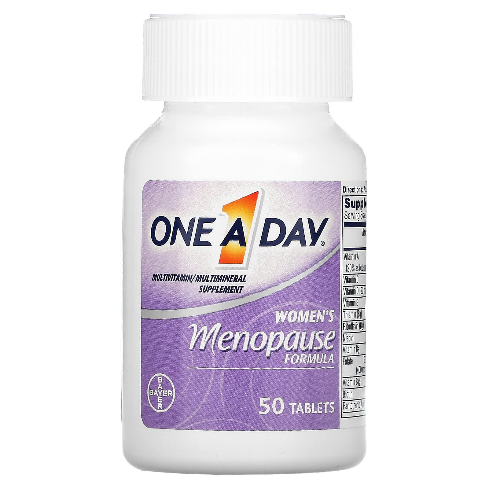 One-A-Day, Women's Menopause Formula, Multivitamin/Multimineral ...