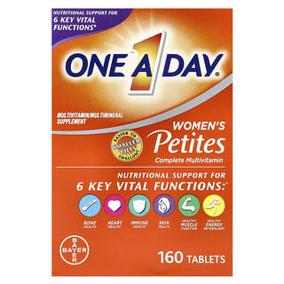 One-A-Day, Multivitamines complètes pour femmes Petites, 160 comprimés