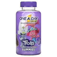 One-A-Day (وان-أ-داي)‏, فيتامينات متعددة كاملة للأطفال، شكل ترولز، 180 علكة