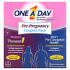 Paquete para parejas antes del embarazo, Salud prenatal 1 para mujeres y salud antes de la concepción para hombres, 30 cápsulas blandas prenatales para mujeres, 30 comprimidos antes de la concepción para hombres