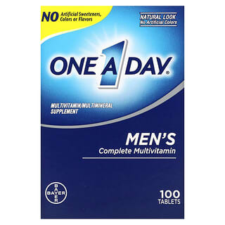 One-A-Day, Multivitamínico Completo para Homens, 100 Comprimidos