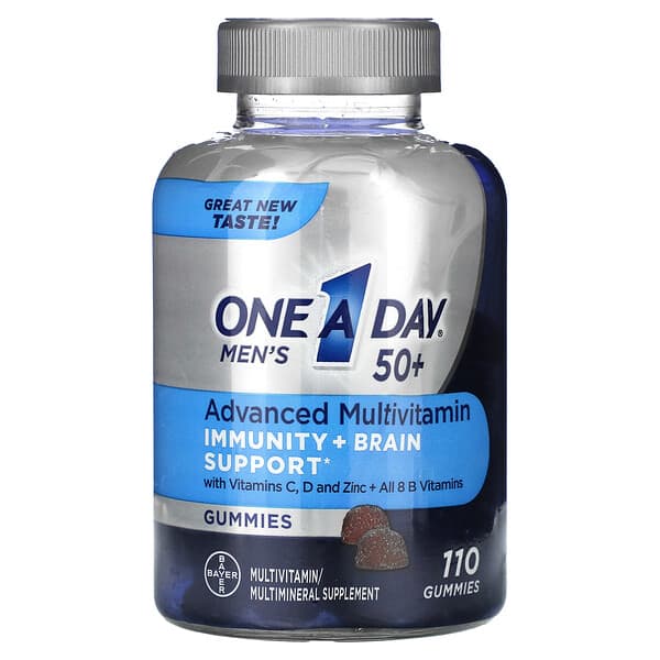 Men's, 50+, Advanced Multivitamin, 110 Gummies