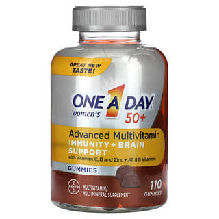 One-A-Day, Women's 50+, Advanced Multivitamin, 110 Fruchtgummis
