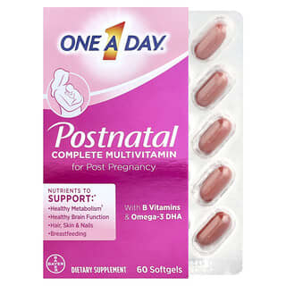 One-A-Day, Postnatal Complete Multivitamin, 60 Softgels