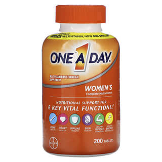One-A-Day (وان-أ-داي)‏, قرص واحد في اليوم ، فيتامينات متعددة كاملة للنساء ، 200 قرص