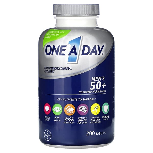 OneADay, Men's 50+, Complete Multivitamin, 200 tablets