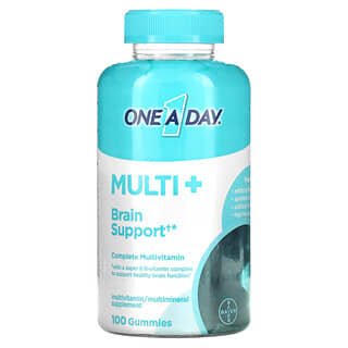 One-A-Day‏, מולטי + Brain Support, ‏100 סוכריות גומי