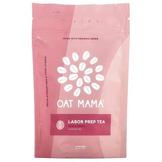 Oat Mama, Labor Prep Tea, Peach Berry, Caffeine Free, 14 Tea Bags, 32 g