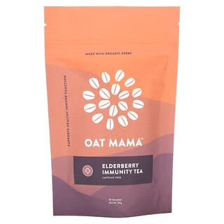 Oat Mama, чай с бузиной для укрепления иммунитета, без кофеина, 14 чайных пакетиков, 32 г