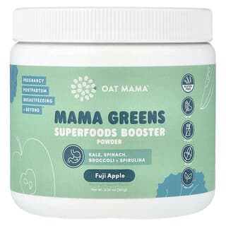 Oat Mama, Mama Greens, Poudre booster de superaliments, Pomme Fuji, 180 g