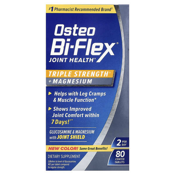 Osteo Bi-Flex, Joint Health, 三倍效力 + 鎂, 80片