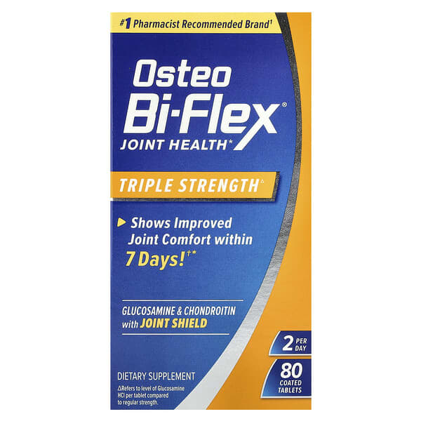 Osteo Bi-Flex, Joint Health，三倍強度，80 片包衣片劑
