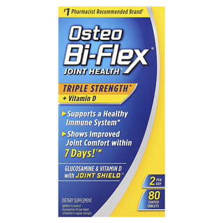 Osteo Bi-Flex, 三重功效关节健康帮助包衣锭，含维生素 D，80 片装