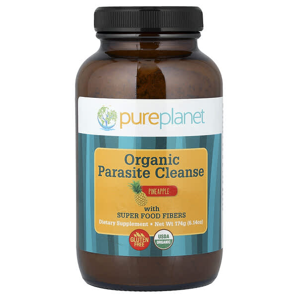 Pure Planet, Organic Parasite Cleanse, 파인애플, 174g(6.14oz)