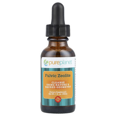 Pure Planet, Fulvic Acid Zeolite Drops, 1 fl oz (30 ml)