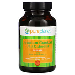 Pure Planet, Chlorella Premium de Célula Partida, 200 mg, 600 Comprimidos