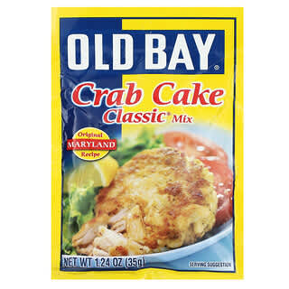 Old Bay, классическая смесь крабового торта, 35 г (1,24 унции)