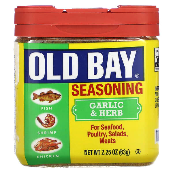 Old Bay, 調味料，大蒜草本，2.25 盎司（63 克）