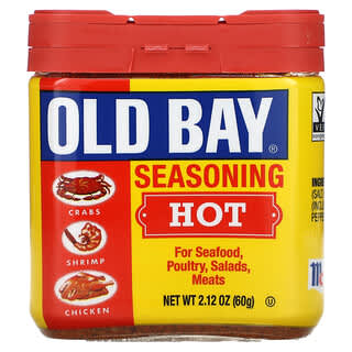 Old Bay, Seasoning, Hot, 2.12 oz (60 g)