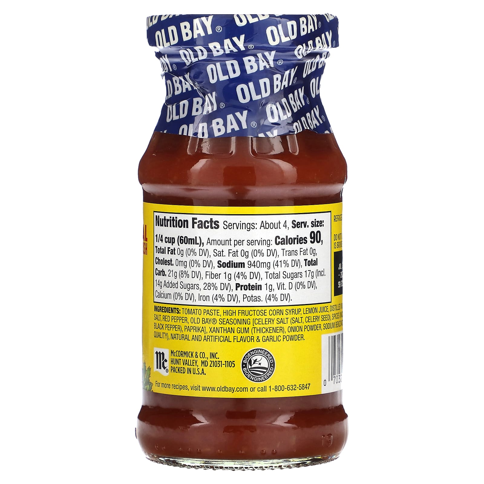 Old Bay, Cocktail Sauce, 8 fl oz (236 ml)