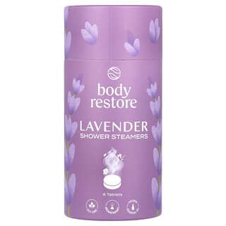 Body Restore, Пароварки для душа, лаванда, 6 таблеток, 5,3 унции