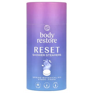 Body Restore, Vapeurs de douche, Mélange botanique printanier, 6 comprimés, 147 g