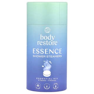 Body Restore, Essence Shower Steamers, Mistura Essencial, 6 Comprimidos, 5,3 oz