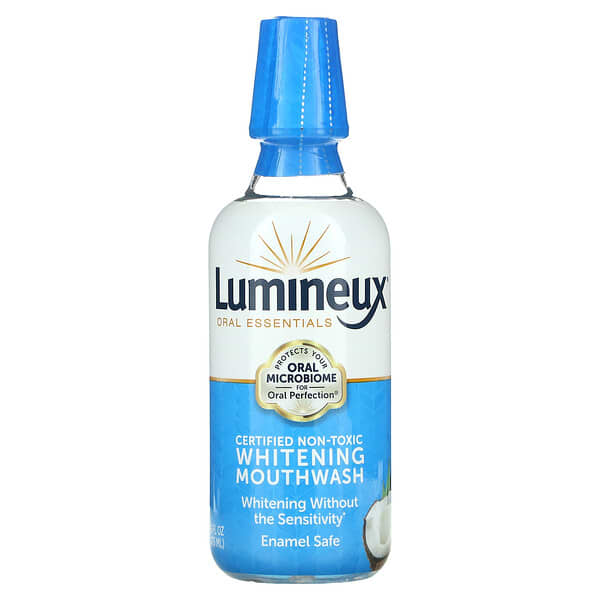 Lumineux Oral Essentials, 医学的に開発されたマウスウォッシュ、完全オーラルケア、ホワイトニング効果、16液量オンス (473 ml)