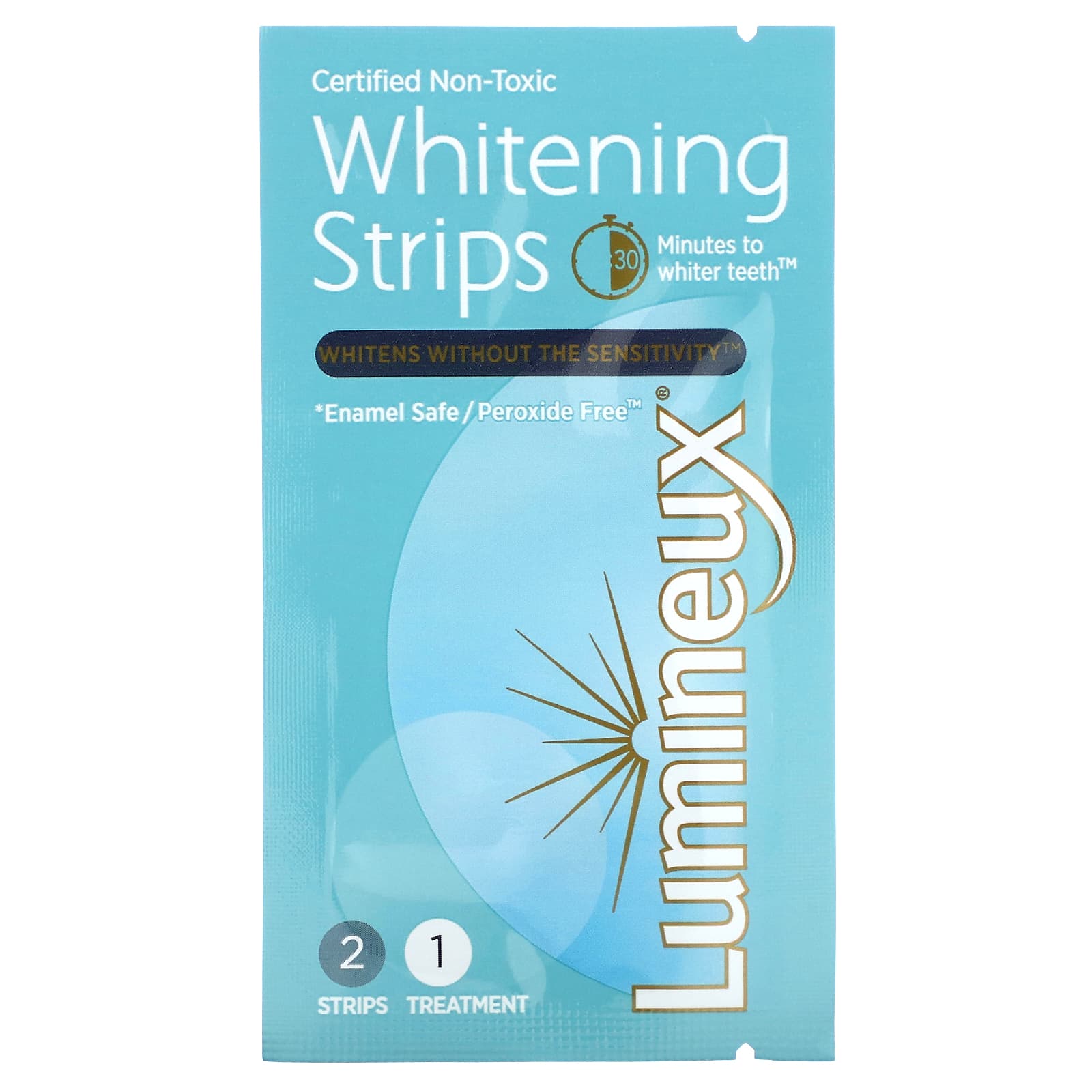 Lumineux Oral Essentials, Certified NonToxic Whitening Strips, 28 Strips