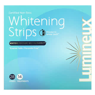 Lumineux Oral Essentials‏, Certified Non-Toxic Whitening Strips, 28 Strips