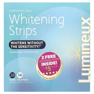 Lumineux Oral Essentials, Benzi de albire non-toxice certificate, 28 de benzi