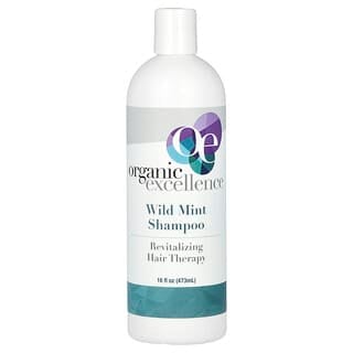 Organic Excellence‏, שמפו, טיפול המחייה את השיער, בניחוח מנטה פראית, 473 מ"ל (16 אונקיות נוזל)