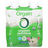 Organic Nutrition, протеиновый коктейль из молока коров травяного откорма, со вкусом сладкой ванили, 4 пакетика по 330 мл (11 жидк. унций)