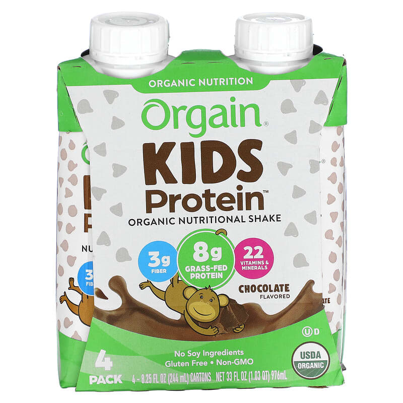 Kids Protein Shake| Kids Protein Organic Nutritional Shake | Kids Snack  with 8g Dairy Protein, 22 Vitamins & Minerals, Fruits & Vegetables, Gluten