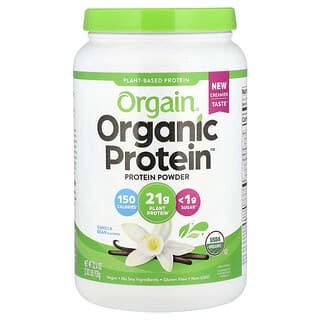 Orgain, Organic Protein™ Powder, Plant Based, Bio-Proteinpulver, auf pflanzlicher Basis, Vanilleschote, 920 g (2,03 lb.)