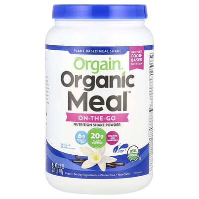 Orgain, Organic Meal, All-Purpose Powder, Vanilla Bean, 2.01 lbs (912 g)
